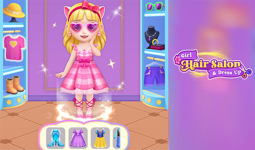 Game Screenshot Girl Hair Salon & Dress Up