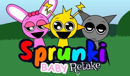 Game Screenshot Sprunki Baby Retake
