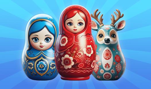 Game Screenshot Merge Matryoshka 2048: Original!