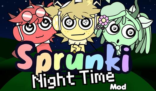 Game Screenshot Sprunki Night Time Mod
