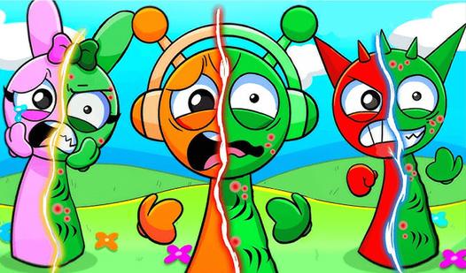 Game Screenshot Help Sprunki 3D