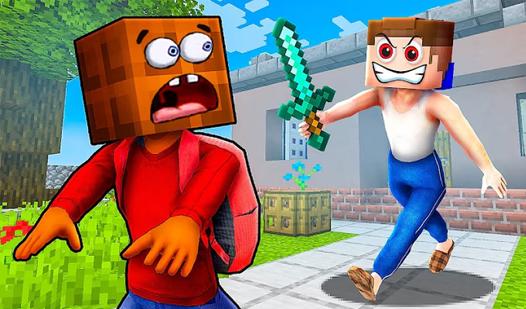 Game Screenshot Schoolboy Noob Escape from Granny