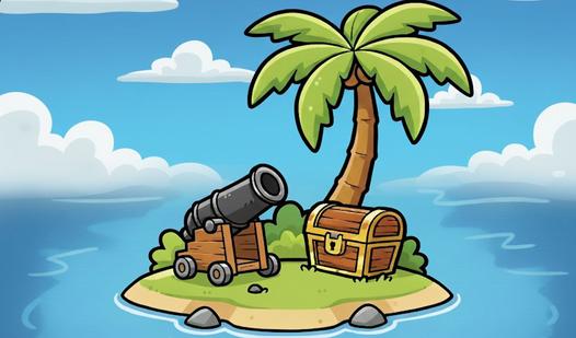 Game Screenshot Pirate Siege: Coconut Catapult