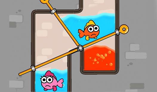 Game Screenshot Влюблённые рыбки