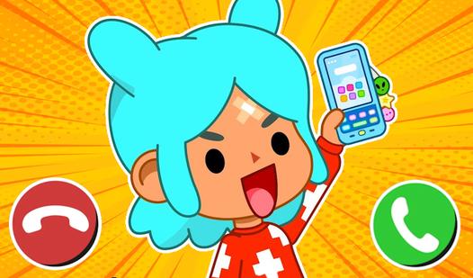 Game Screenshot What's hidden in Rita's phone in Toca and Buca!