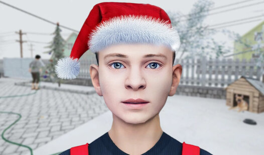 Game Screenshot Schoolboy - New Year