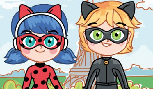 Game Screenshot Ladybug and Cat Noir Dress up