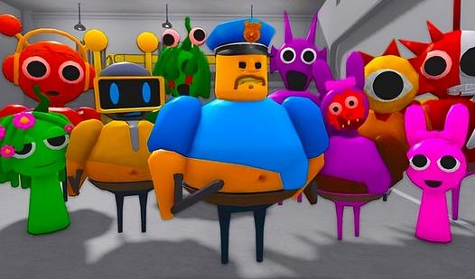 Game Screenshot Sprunky and Barry prison