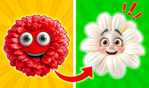 Game Screenshot Merge Flowers and Berries 2048!