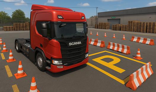 Game Screenshot SCANIA Парковка - Экзамен в ГАИ