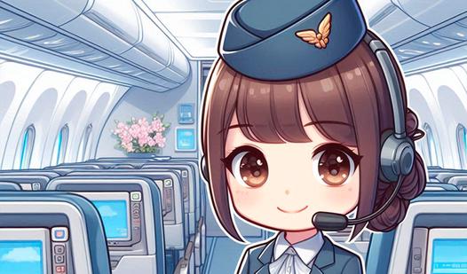 Game Screenshot The gorgeous stewardess
