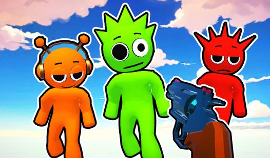 Game Screenshot Robby vs Sprunki 3D - find and defeat them all