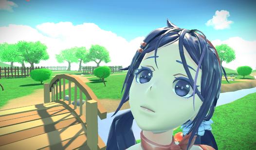 Game Screenshot My girlfriend is Mita. A summer house.