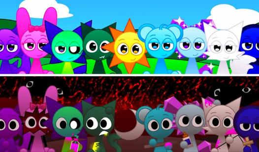 Game Screenshot Sprunki Pyramixed