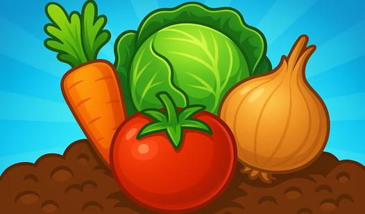 Game Screenshot Merge Vegetables: Vegetable Garden 2048
