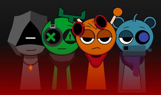 Game Screenshot Sprunki at the factory