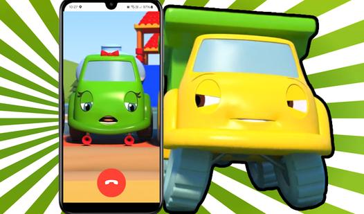 Game Screenshot Call your friends of the Blue Tractor