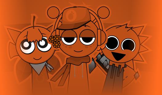 Game Screenshot Sprunki: Orange City