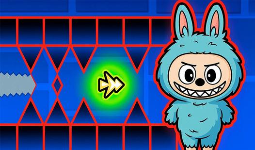 Game Screenshot Labubu - Wave Geometry Dash