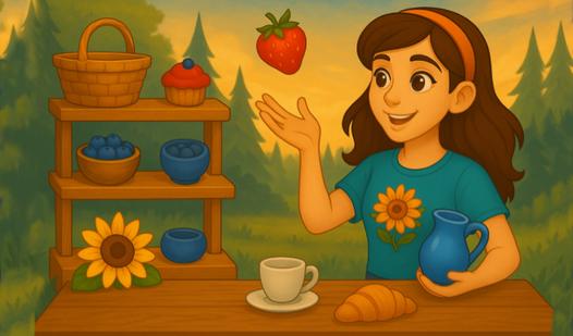 Game Screenshot On the Shelves: Picnic Sort