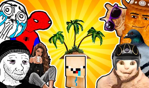 Game Screenshot Попробуй сбежать с острова МЕМОВ