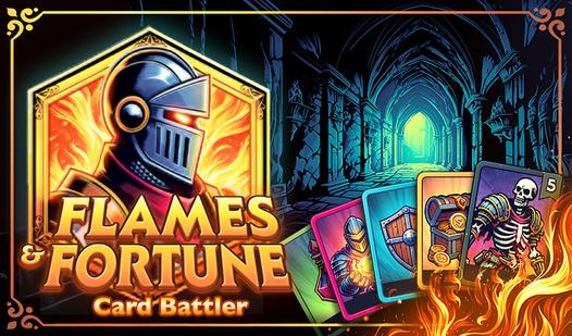 Game Screenshot Flames & Fortune: Card battler