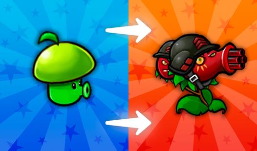 Game Screenshot Merge Peashooters Hybrids: Evolution!
