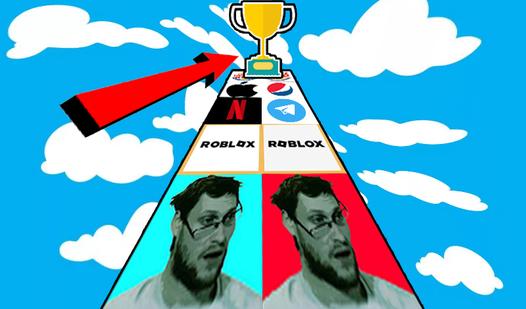 Game Screenshot Robbie for two: Choose the right logo