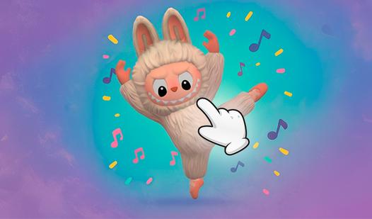 Game Screenshot Labubu Toy Clicker - Dancing, Memes, Songs, Rhythm