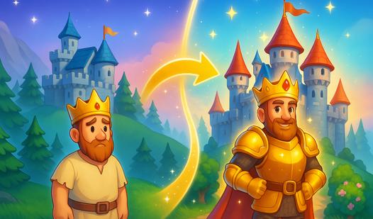 Game Screenshot King Robb: Build and defend your castle