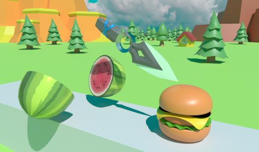 Game Screenshot Super knife. Cutting blade