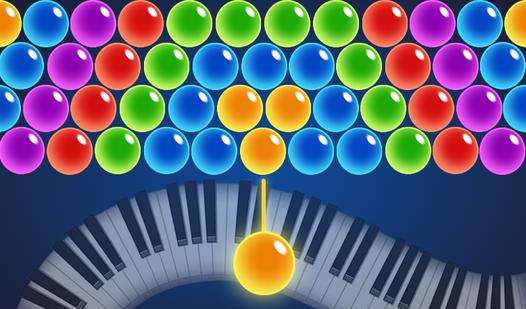 Game Screenshot Bubble Shoot Piano
