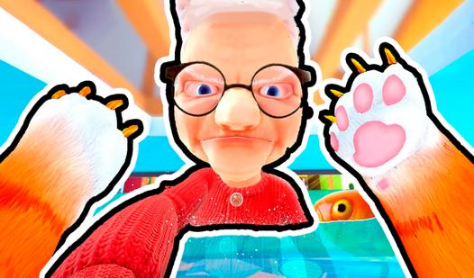 Game Screenshot The Cat and the Scary Granny: New House