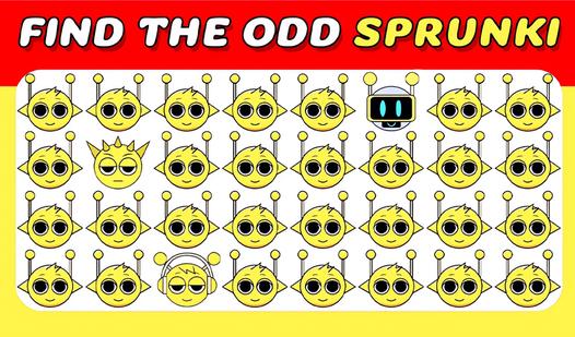 Game Screenshot Find the odd Spunky