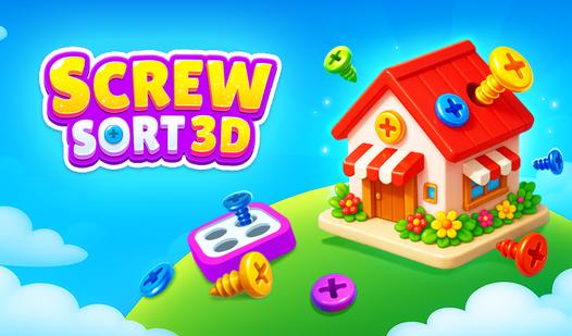 Game Screenshot Screw Sort 3D