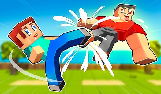 Game Screenshot Block World Combat! Draw Noob's Super Punch!