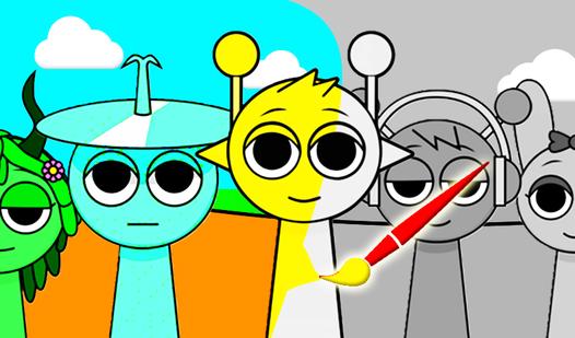 Game Screenshot Sprunki: Paint by Numbers