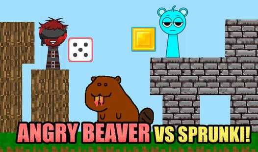 Game Screenshot Angry beaver vs Sprunki!