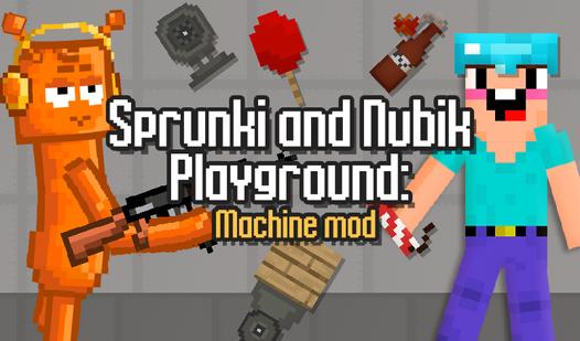 Game Screenshot Sprunki and Nubik Playground: Machine mod