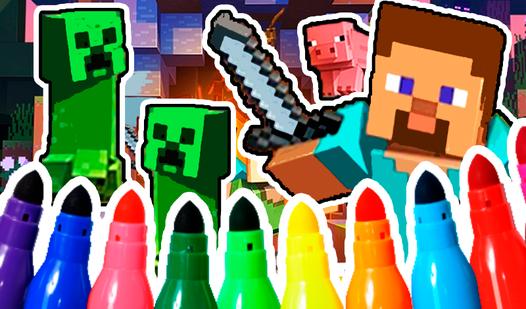 Game Screenshot The best Mine coloring book