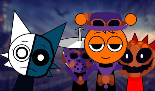 Game Screenshot Sprunki on Halloween