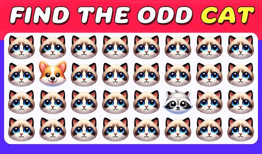 Game Screenshot Find the odd Cat