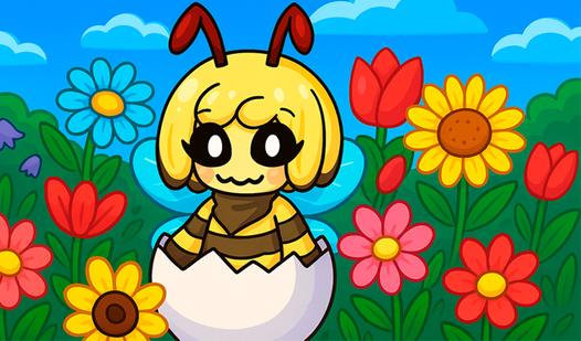 Game Screenshot Forest 2048: Match flowers - hatch bee powers!