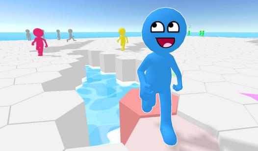 Game Run, Forest, Run! Falling Tiles on Lava Floor!