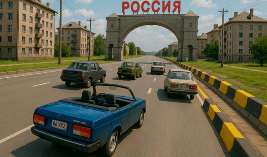 Game Screenshot Crazy race: Russian Roads