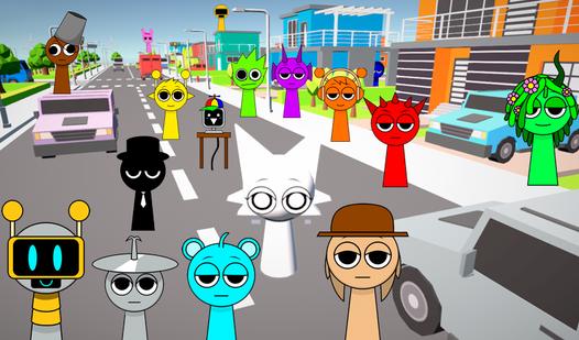 Game Screenshot Sprunki 3D: Find All in the City