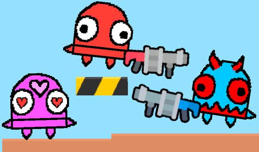 Game Screenshot Repo androids shooter for two