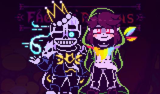 Game Screenshot Facing Demons: Chara Battle