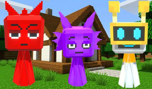 Game Screenshot Sprunki Protect the village!