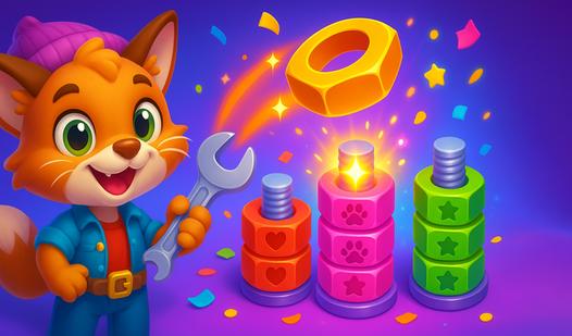 Game Screenshot Nuts Color Sort Puzzle